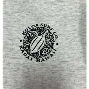 Koloa Surf Co Heathered Grey Hoodie Sweatshirt Size  Medium‎